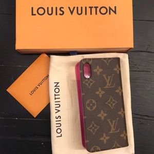 Louis Vuitton iPhone X Folio Case
